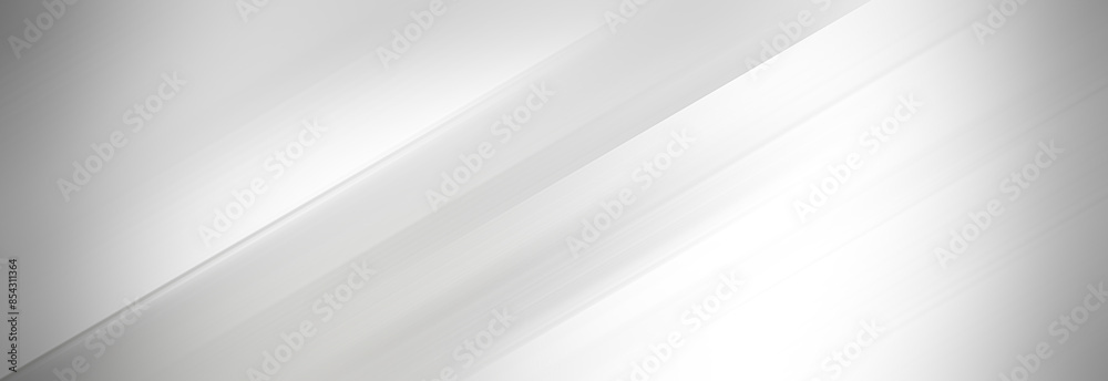 Fototapete abstract white panorama and silver are light pattern gray with the gradient is the with floor wall metal texture soft tech diagonal background black dark clean modern.