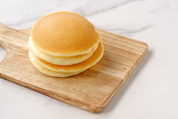 ふわふわの食感の美味しいパンケーキ
