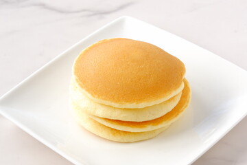 ふわふわの食感の美味しいパンケーキ
