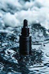 serum cream bottle mockup. Cosmetic concept