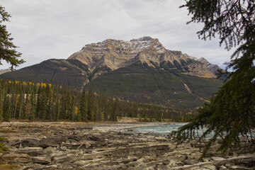 Mount Kerkeslin near Athabasca Falls