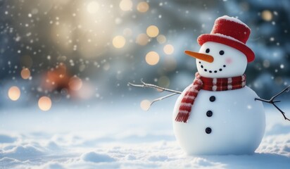 Obraz premium the best a snowman merry christmas