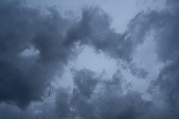 Dark and Dramatic Storm Clouds Area Background