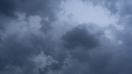 Dark and Dramatic Storm Clouds Area Background