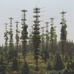 Big  trees AI generated 