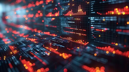 Abstract background on financial transactions