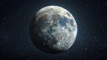 A Beautiful Picture of the Moon to Share with You