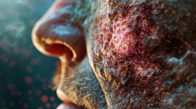 Basal Cell Carcinoma,A type of skin cancer originating in the basal cells of the epidermis, typically found in sun-exposed areas. 