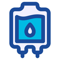 Obraz premium blood bag icon