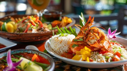 The islandinspired decor and laidback vibe of Island Flavor Fusion Restaurant creates the perfect ambiance for savoring each flavorful and unique dish.