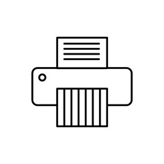 Shredding papers outline icon. vector flat trendy style illustration for web and app on white background..eps