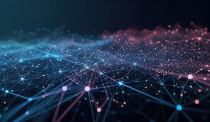 Obraz premium cyber networks digital tech, visualization power AI, holograms cyber save your data, 