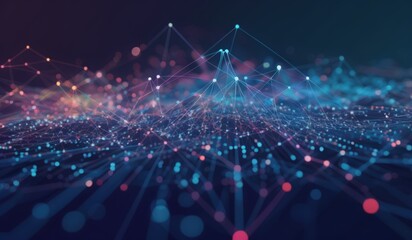 Fototapeta premium cyber networks digital tech, visualization power AI, holograms cyber save your data, 