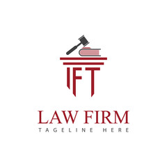 Set of modern law firm justice logo design vector graphic template