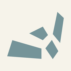 Minimal doodle frame vector element