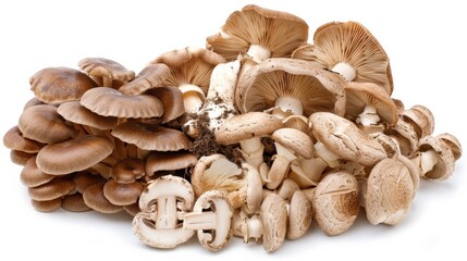 Fototapeta premium Shiitake, Maitake, and Reishi: These mushrooms are known for their immune-boosting properties and potential anticancer benefits.