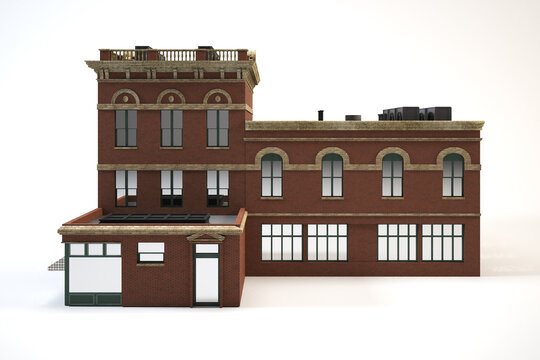 A large multi-storey building looks majestic and antique.