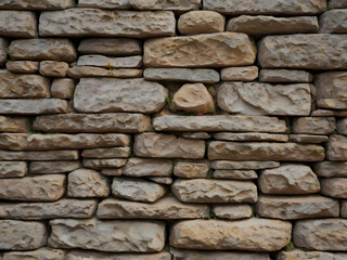 Obraz premium stone wall background texture close up view 
