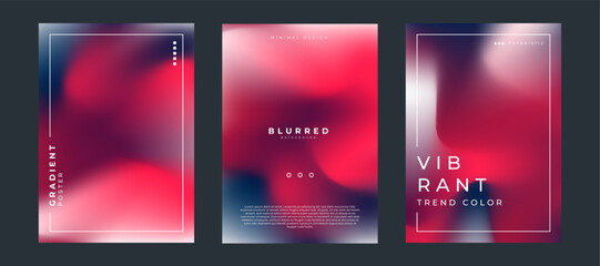 Abstract background with colorful blurred gradients