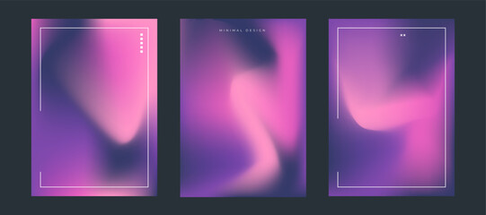 Gradient color abstract line pattern background design. Blurred mesh covers collection