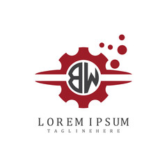 initial monogram for automotive logo design vector
