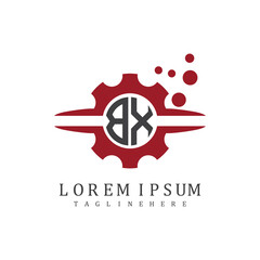 initial monogram for automotive logo design vector
