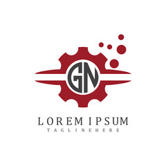 initial monogram for automotive logo design vector
