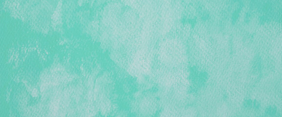 Watercolor background, art abstract surface green watercolor painting textured design on white paper background, banner, backdrop, template, poster, wallpaper