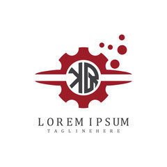 initial monogram for automotive logo design vector
