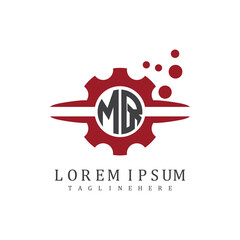 initial monogram for automotive logo design vector
