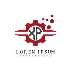 Obraz premium initial monogram logo with creative design. 