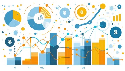 Obraz premium Harness the power of data-driven insights to drive targeted growth strategies and propel your business towards unparalleled success.