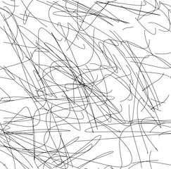 Texture in the form of tangled fishing line or lines.