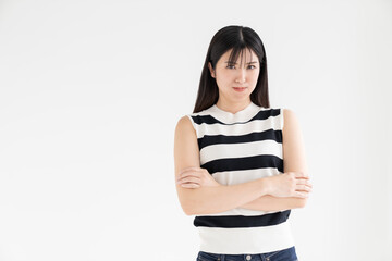 怒る女性