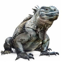 Obraz premium Galapagos old mariner iguana