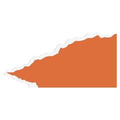 Paper Torn Corner Element