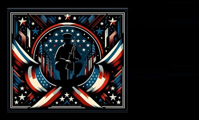 Dia de la independencia de USA, Estados Unidos, solemne, saludo, conmemoraci&oacute;n , tarjeta, d&iacute;a de los soldados ca&iacute;dos, fiestas patrias