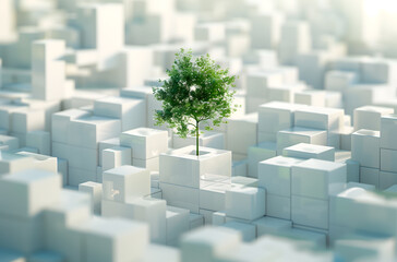 Green ecological technology tree