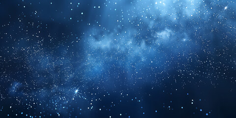 Dark cosmic starry sky background