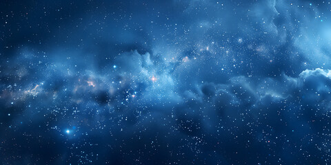 Fototapeta premium Dark cosmic starry sky background