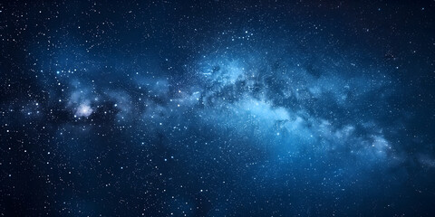 Dark cosmic starry sky background