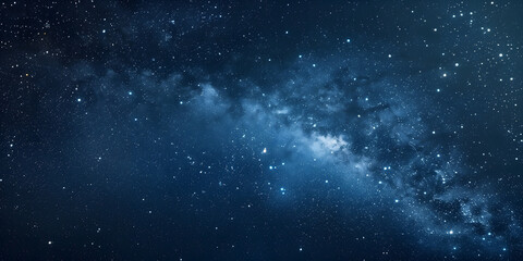 Naklejka premium Dark cosmic starry sky background