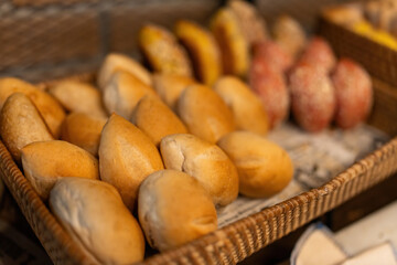 Whole grain bread, rich in fiber and nutrients, is favored for its health benefits, promoting digestion and providing sustained energy throughout the day.