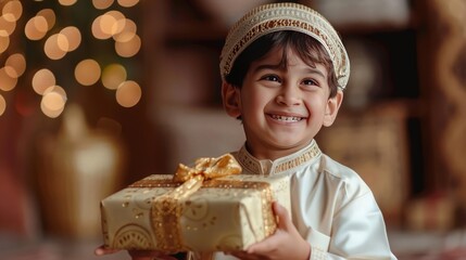 giving and receiving Eid gifts among family members, friends, and neighbors.