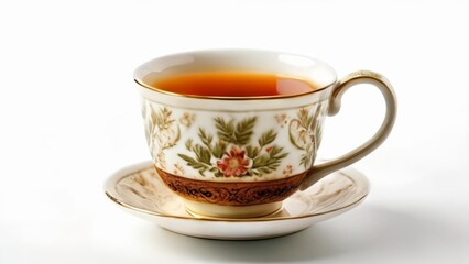  Elegant tea time with a floral touch