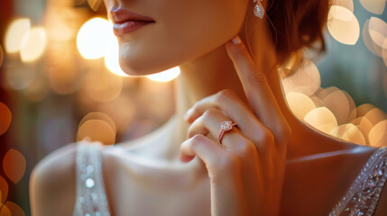 Beautiful banner for jewelry store