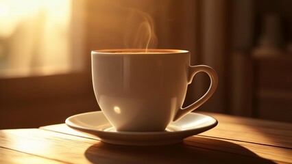 Obraz premium Warmth in a cup a moment of tranquility
