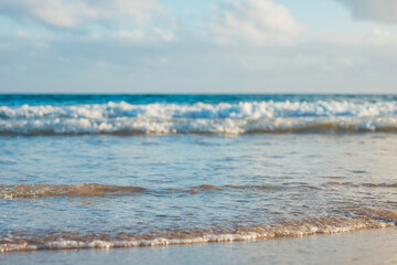 Vacation, summer concept, beautiful coastline background