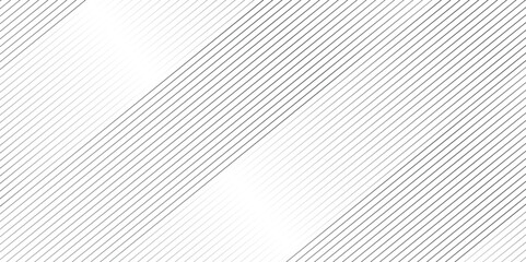 Fototapeta premium Vector parallel square Seamless geometric pattern black and white ribbed striped diagonal line pattern as gradient background. modern simple vector design, elegant modern black line background.