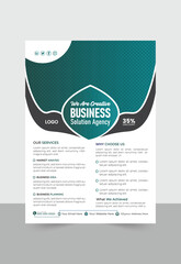 poster flyer pamphlet brochure cover design layout space for photo background.Corporate business flyer template design.abstract business flyer and creative design, IT company flyer and editable vector